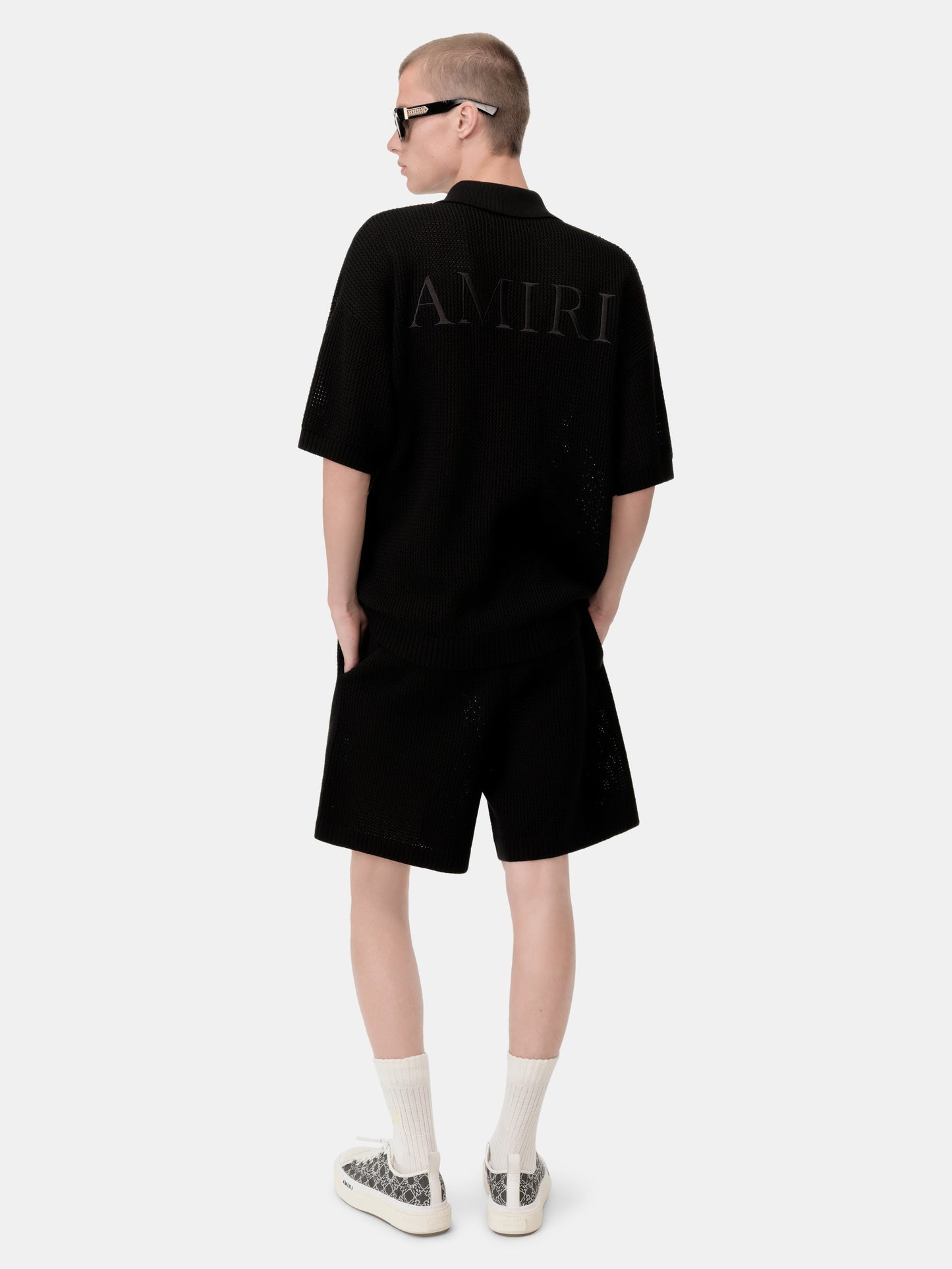 Amiri Crochet Mesh Short - Black | Amiri Best Seller