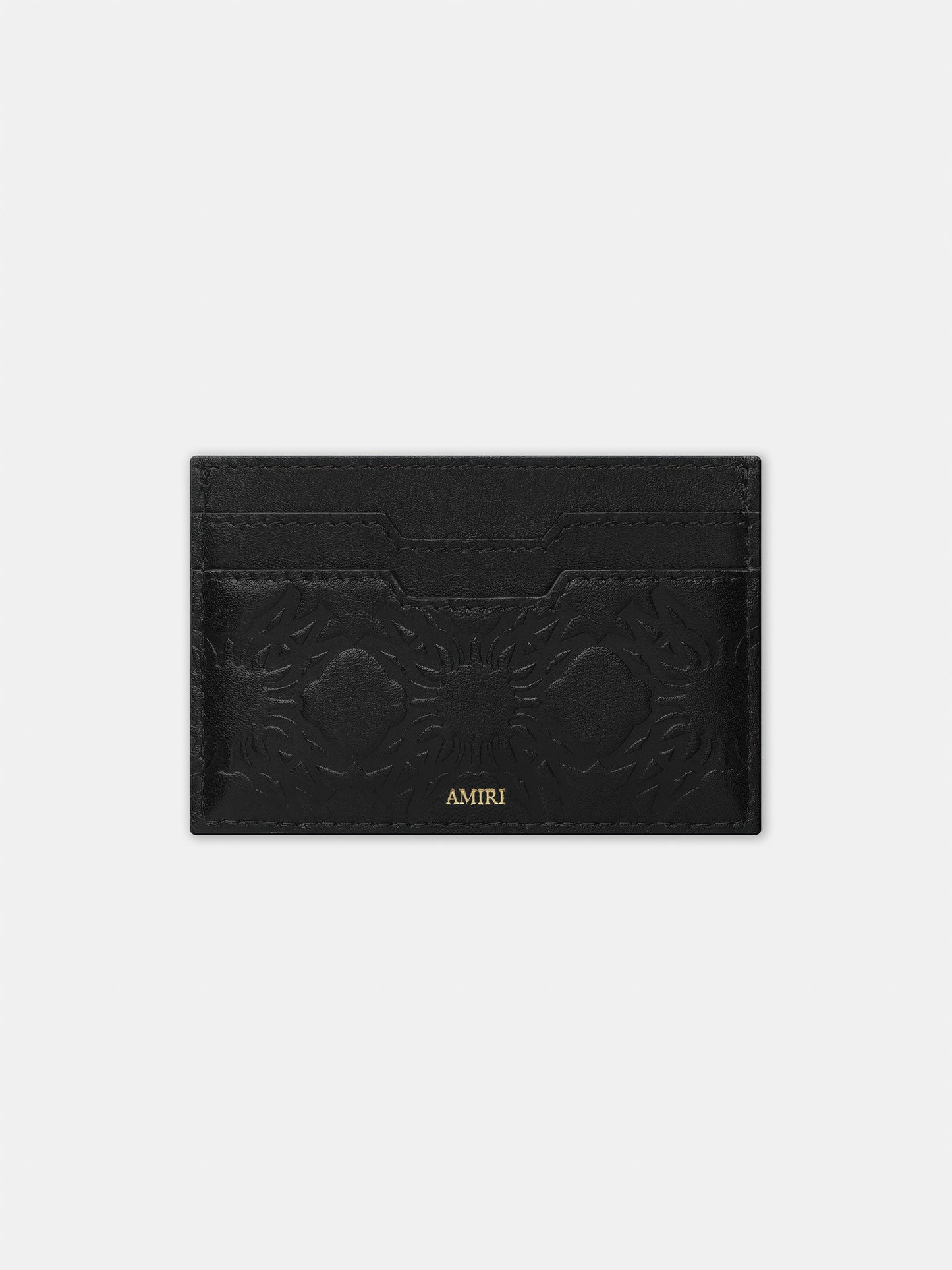 Ma Quad Leather Card Holder - Black | Amiri Affordable