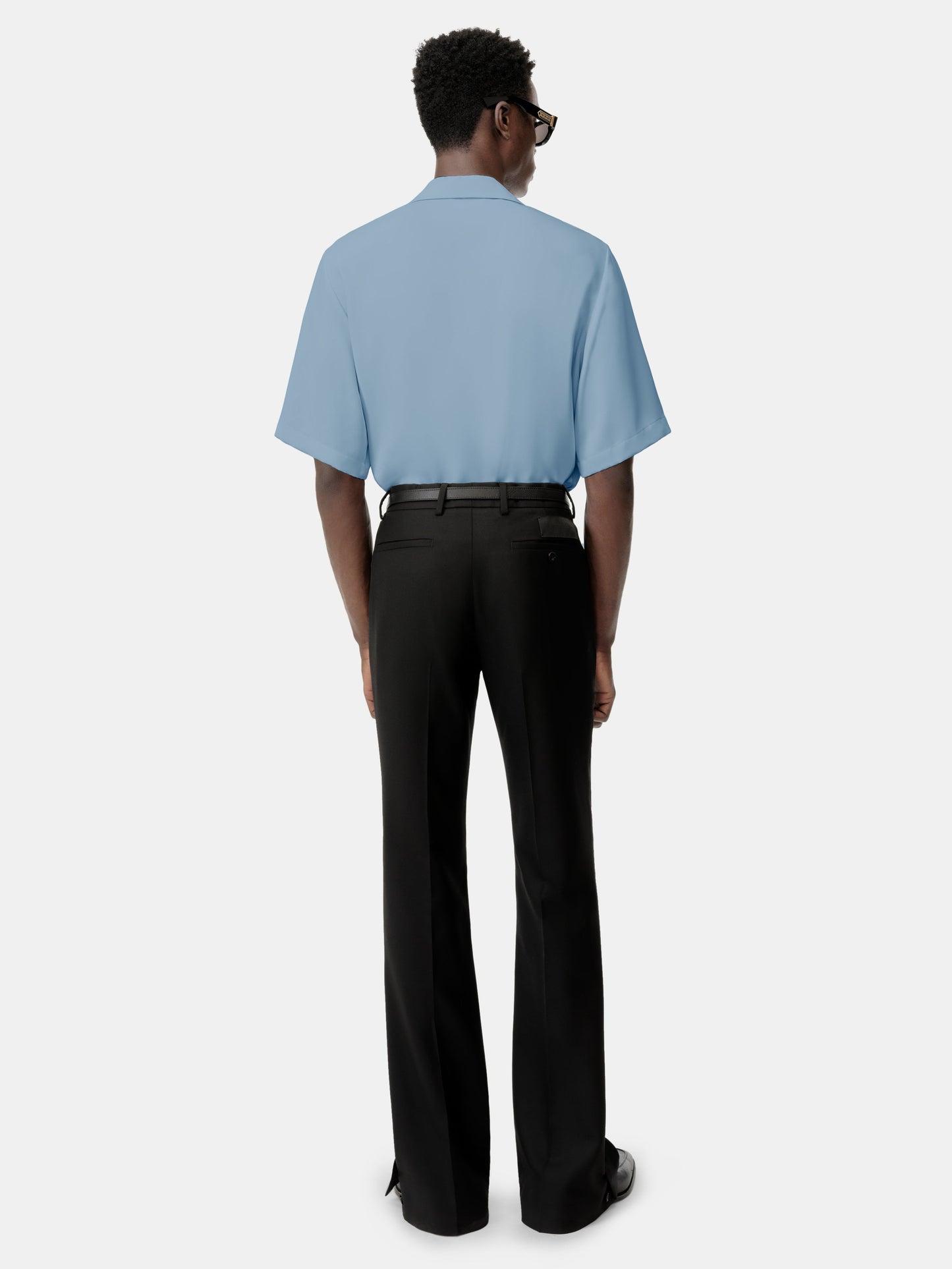 Amiri Camp Shirt - Ashley Blue | Amiri Featured