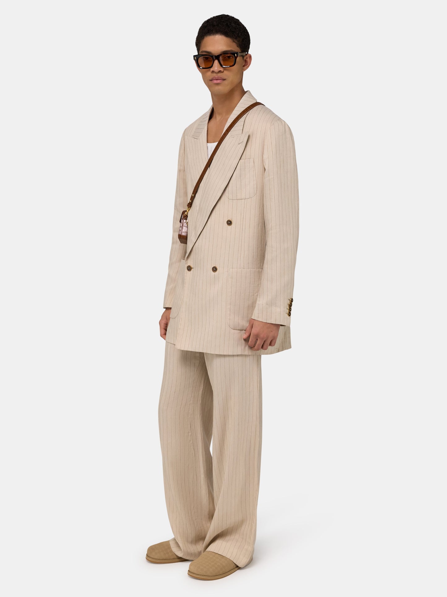 Striped Tailored Pant - Alabaster | Amiri Sale