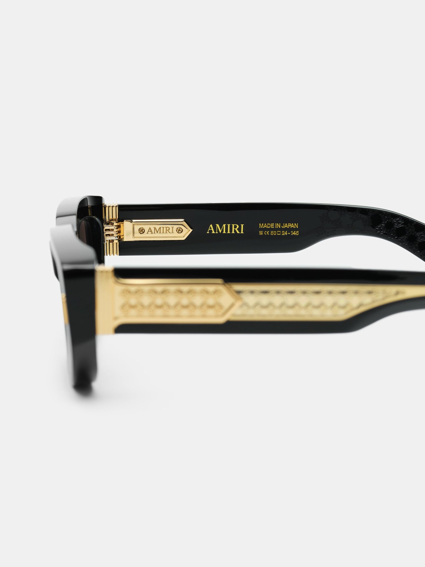 Fairfax Exposed External Sunglasses - Black Gold | Amiri Featured