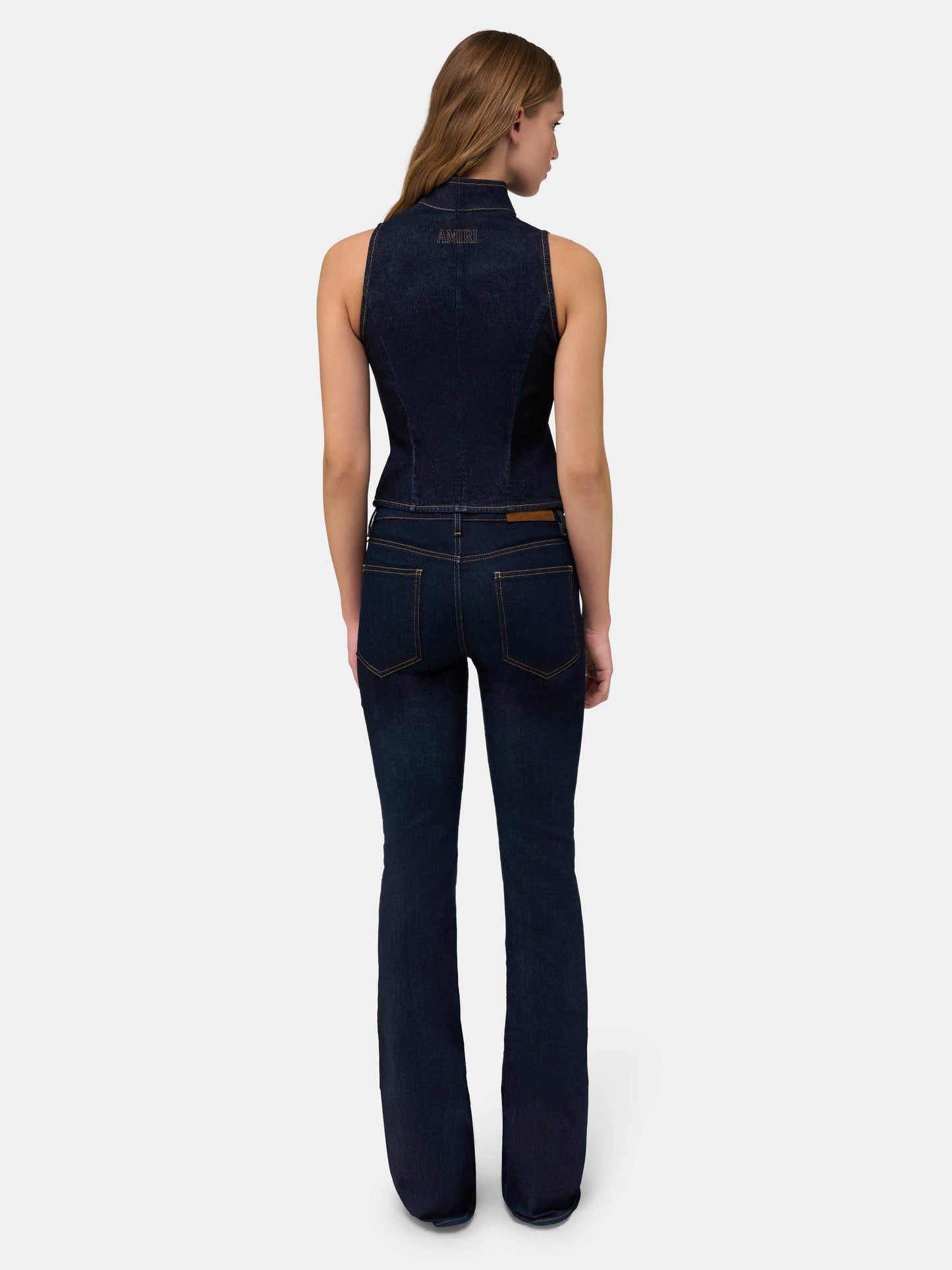 Amiri Raw Denm Zip Top - Raw Indigo | Amiri Online