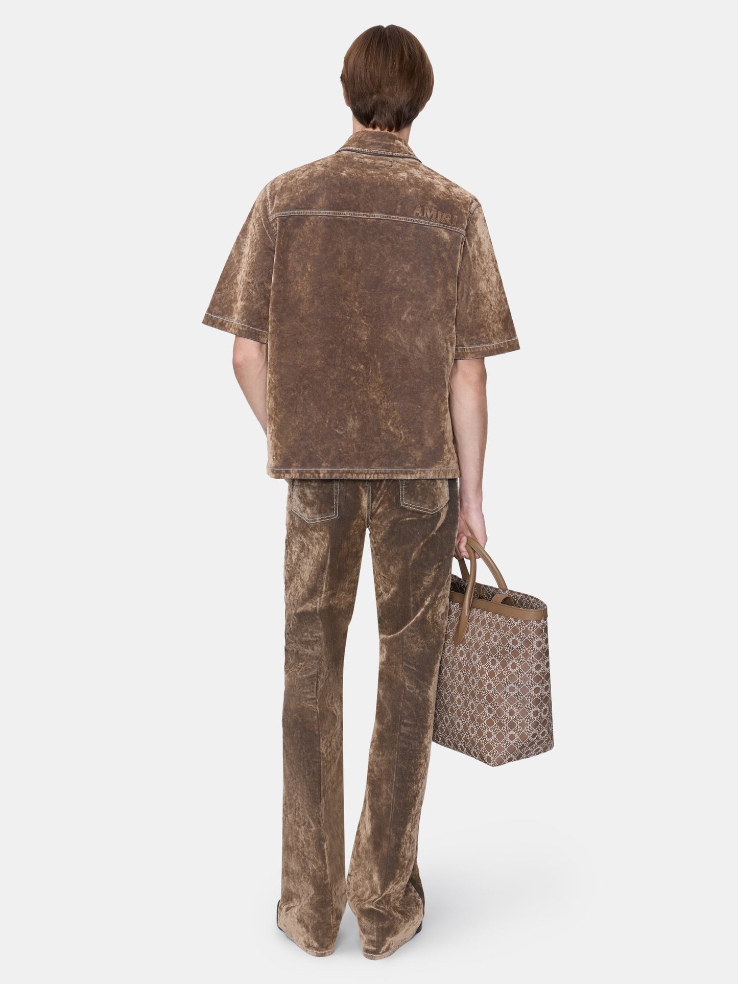 Velvet Camp Shirt - Tan | Amiri Featured