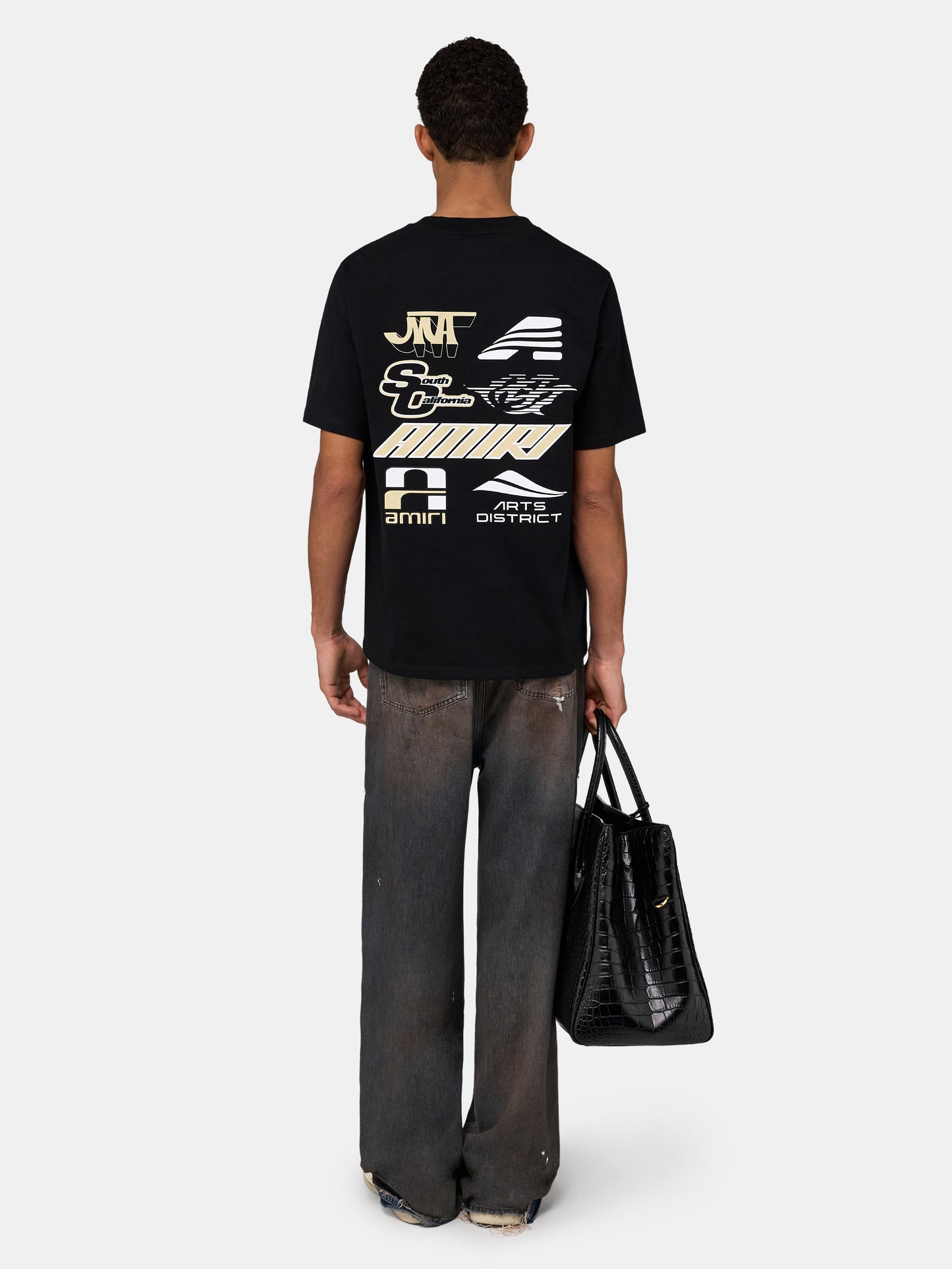 Sporty Lightweight Jersey Tee - Black | Amiri Special Offer
