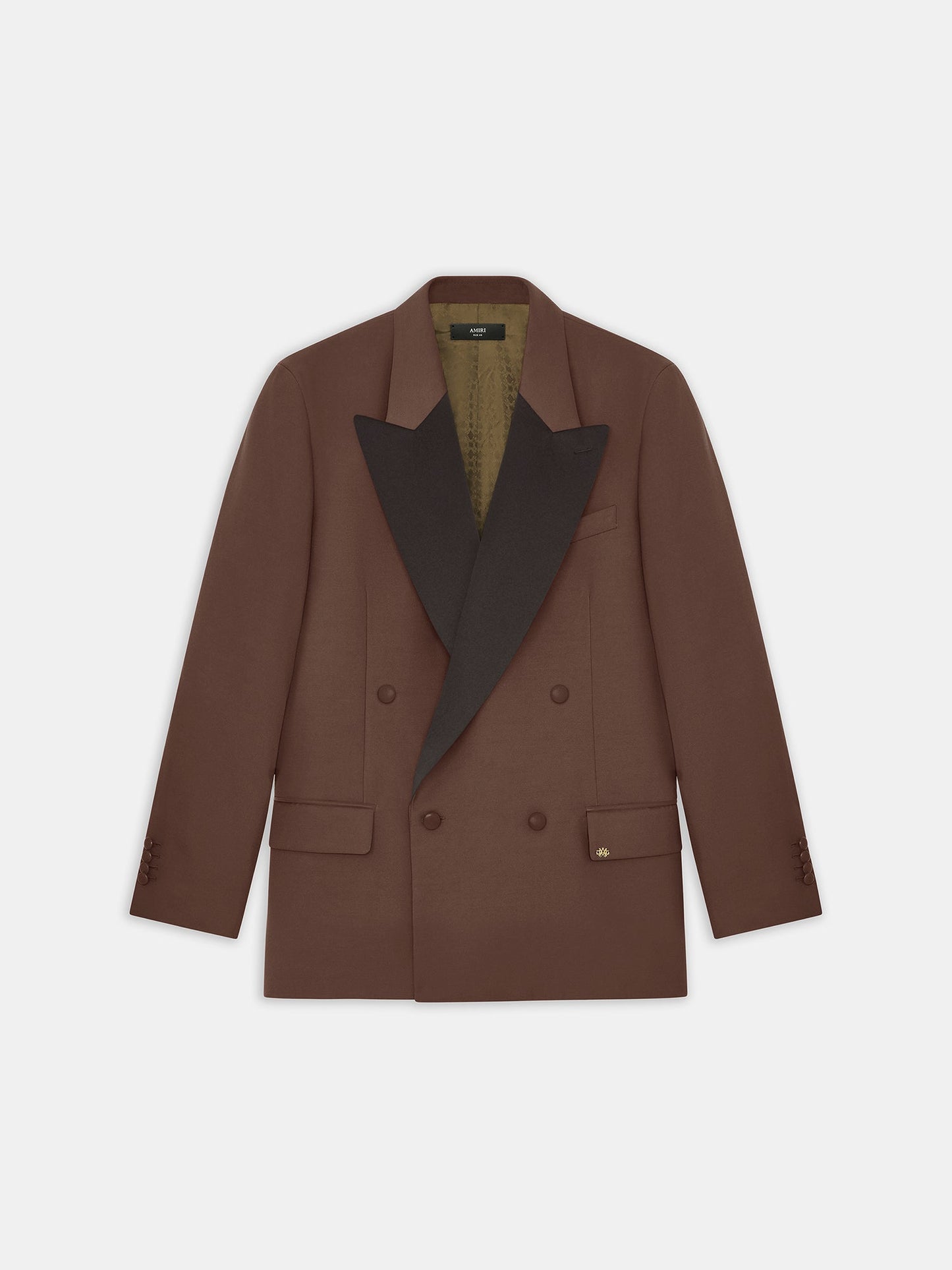 Double-Breasted Blazer - Dark Brown | Amiri Online