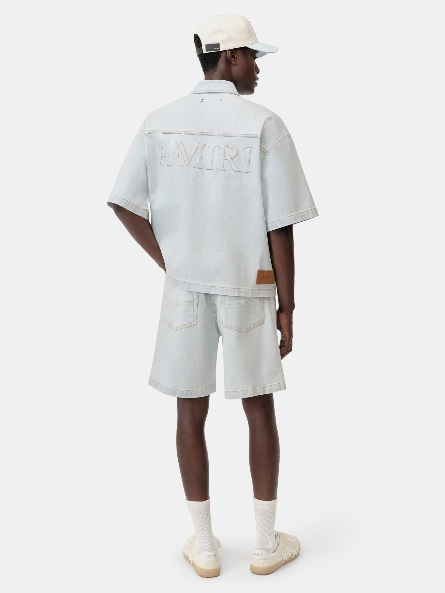 Amiri 3d 5 Pocket Short - Light Indigo | Amiri Sale