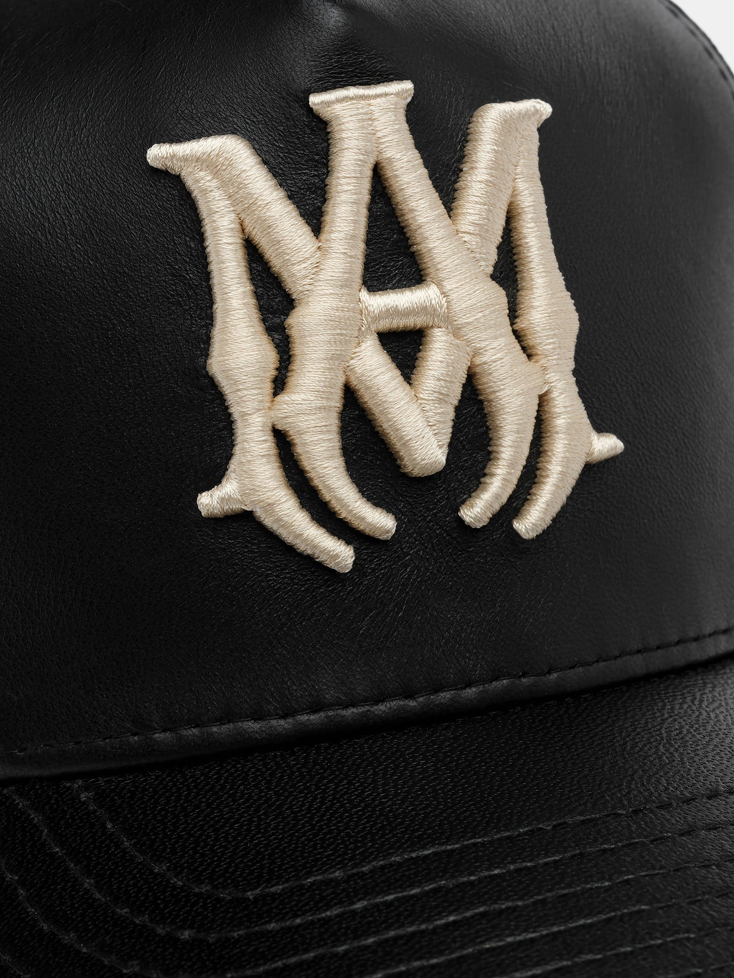 Leather Ma Trucker Hat - Black | Amiri Popular Choice