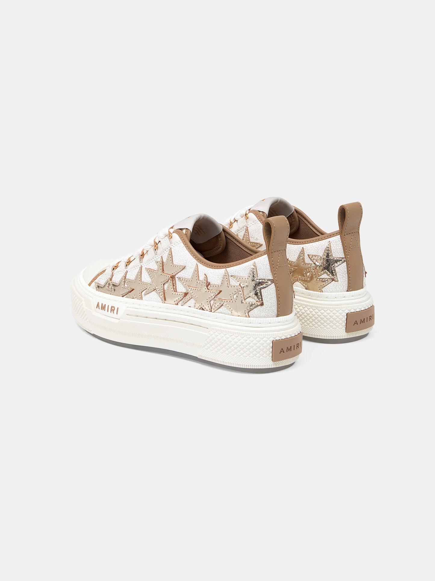Metallic Stars Court Low - Dark Brown | Amiri Best Seller