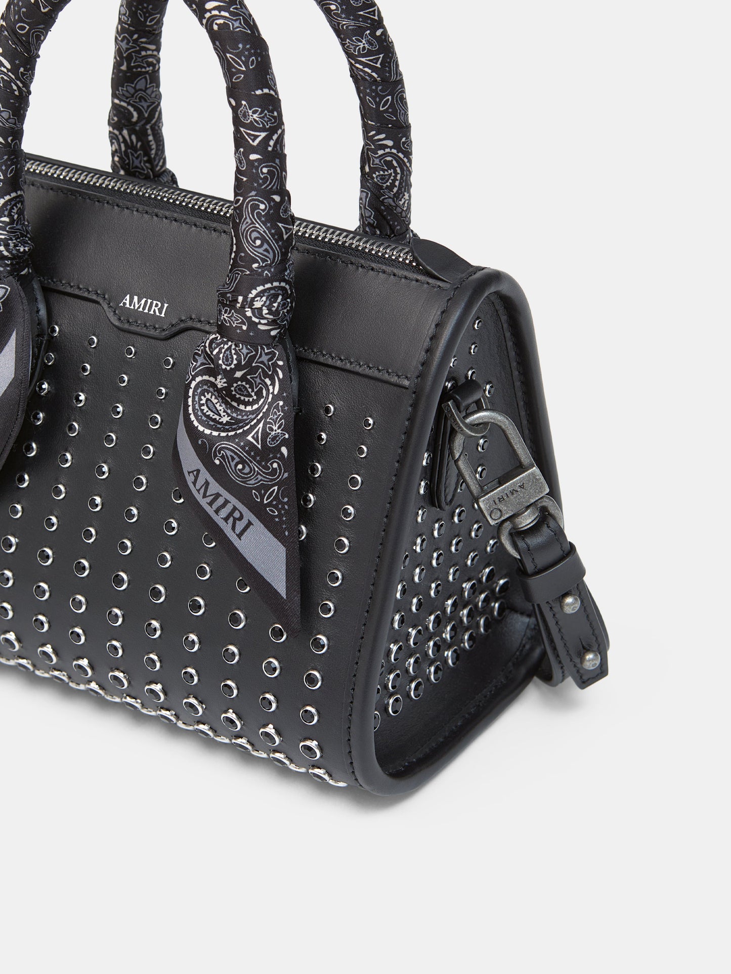 Micro Triangle Stud Bag - Black | Amiri Affordable