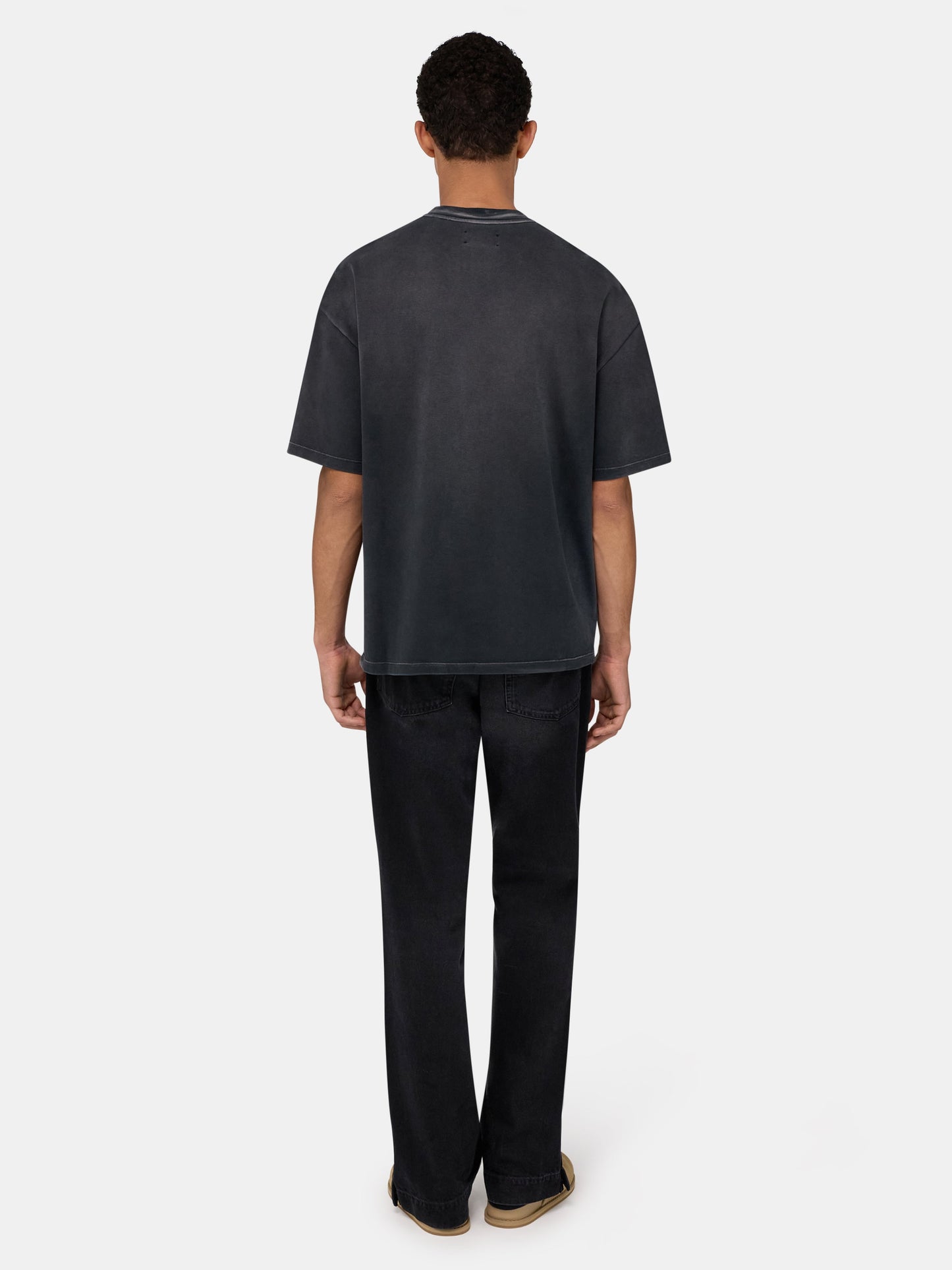 Amiri Ribbon Oversized Tee - Black | Amiri Affordable