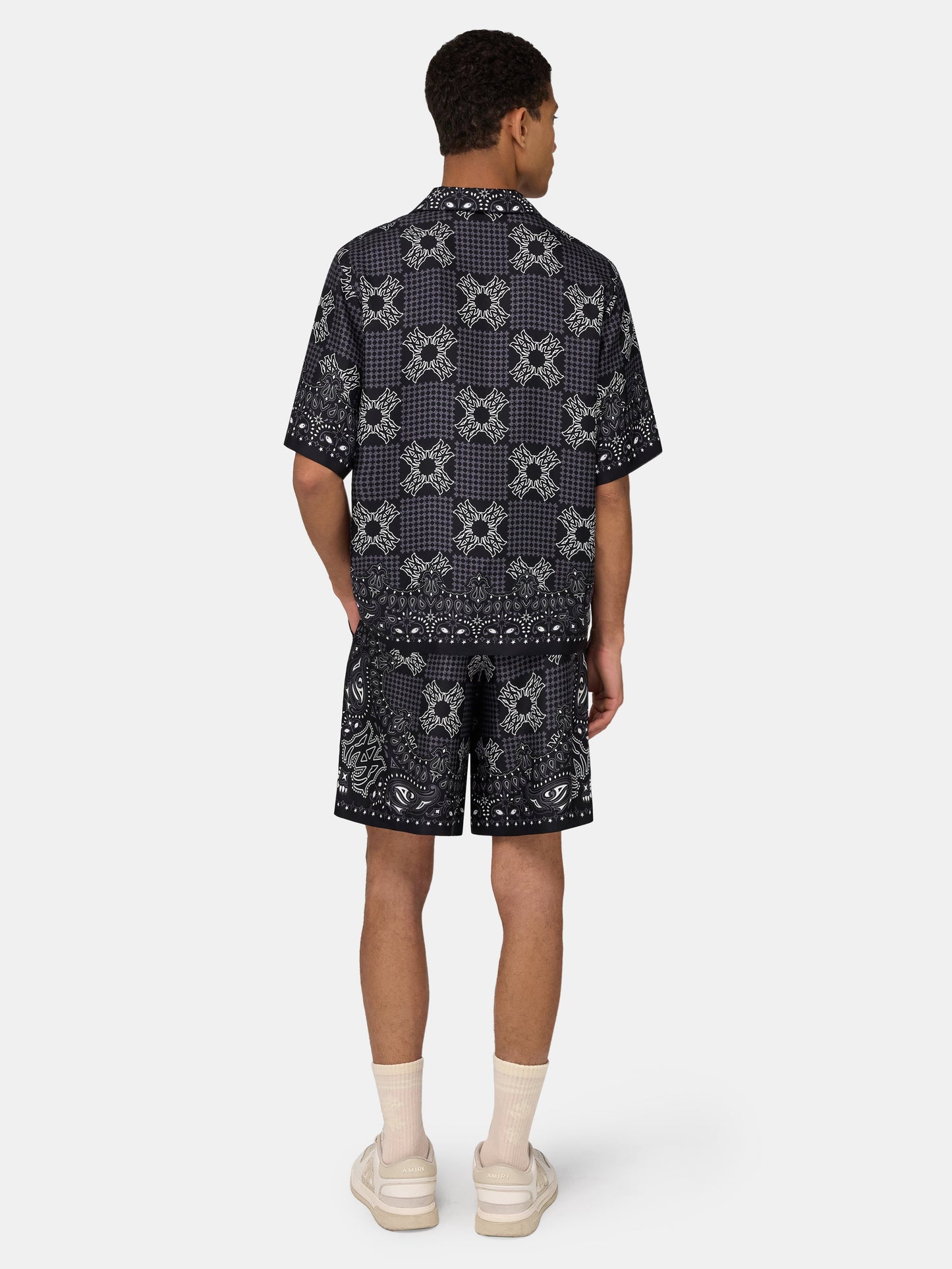 Ma Check Camp Shirt - Black | Amiri Online