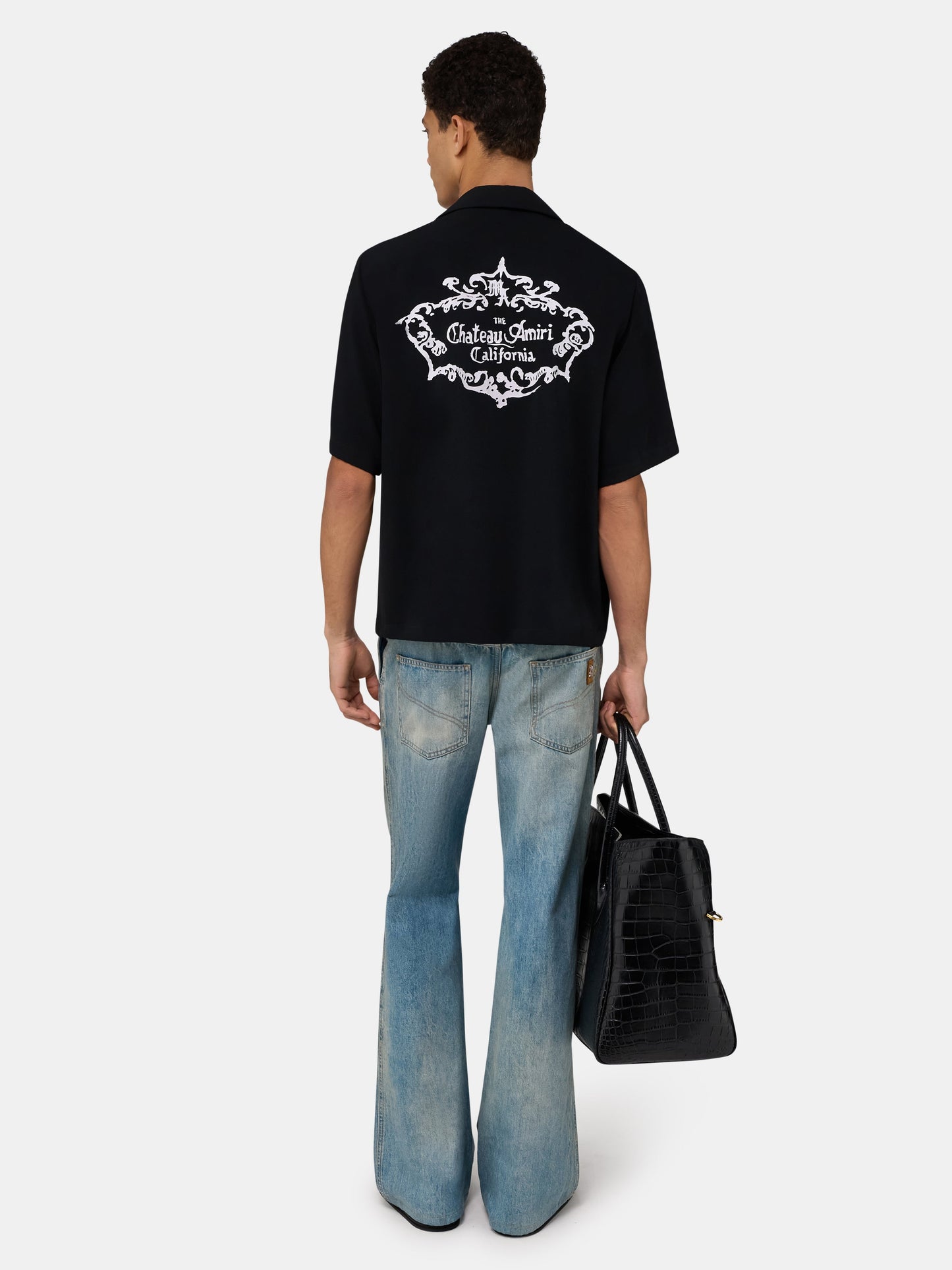 Chateau Crest Camp Shirt - Black | Amiri Great Deal