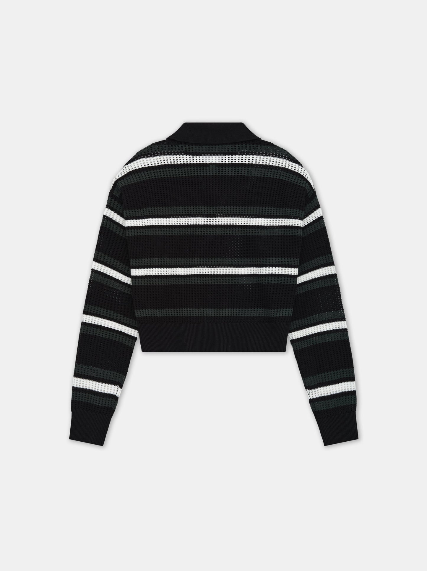 Ma Long Sleeve Oversized Polo - Black Multi | Amiri Special Offer