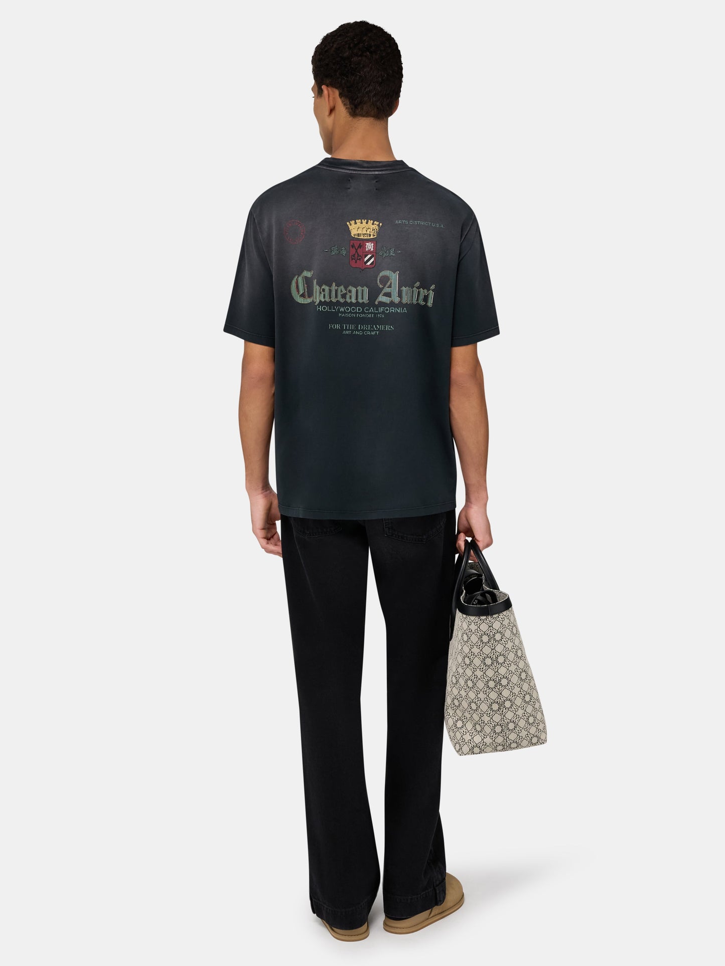 Chateau Crown Tee - Black | Amiri Best Seller