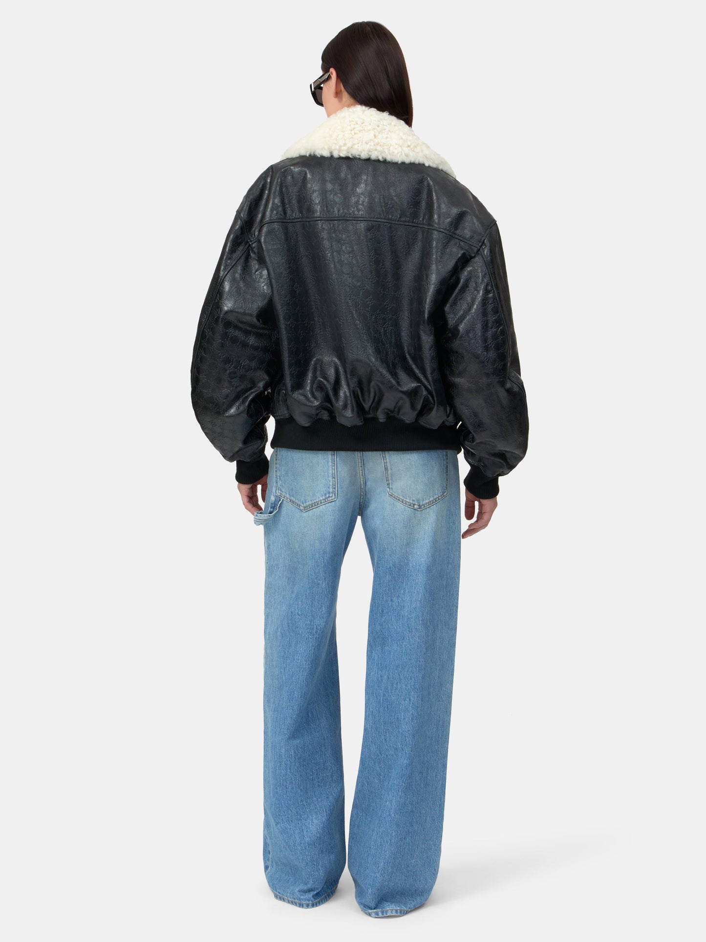 Ma Quad Leather Bomber Jacket - Black | Amiri Special Offer