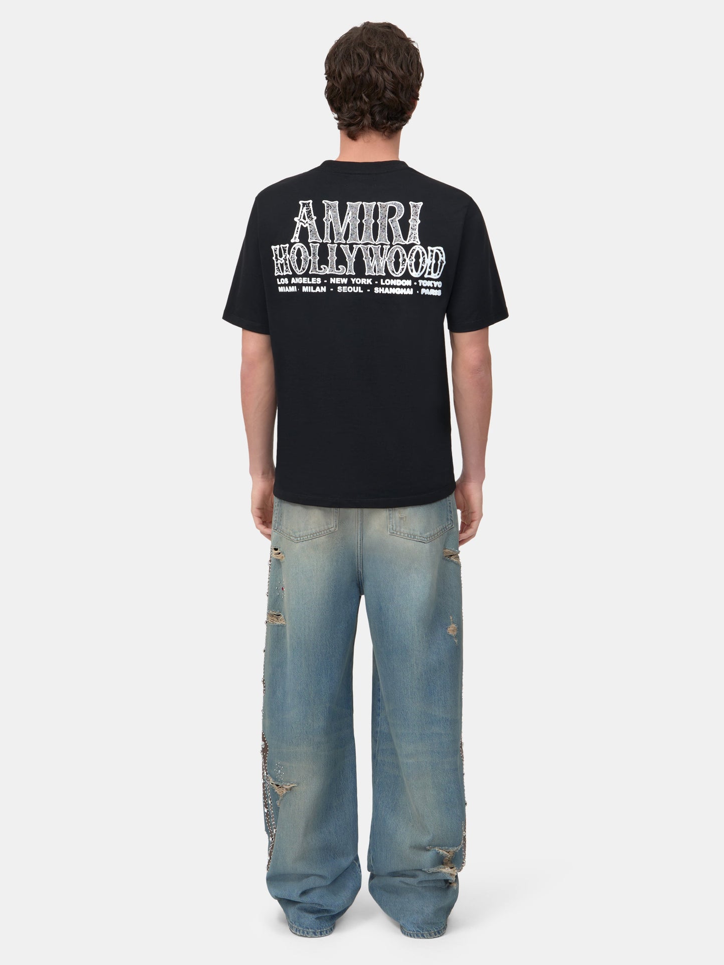 Amiri Hollywood City Tee - Black | Amiri Online