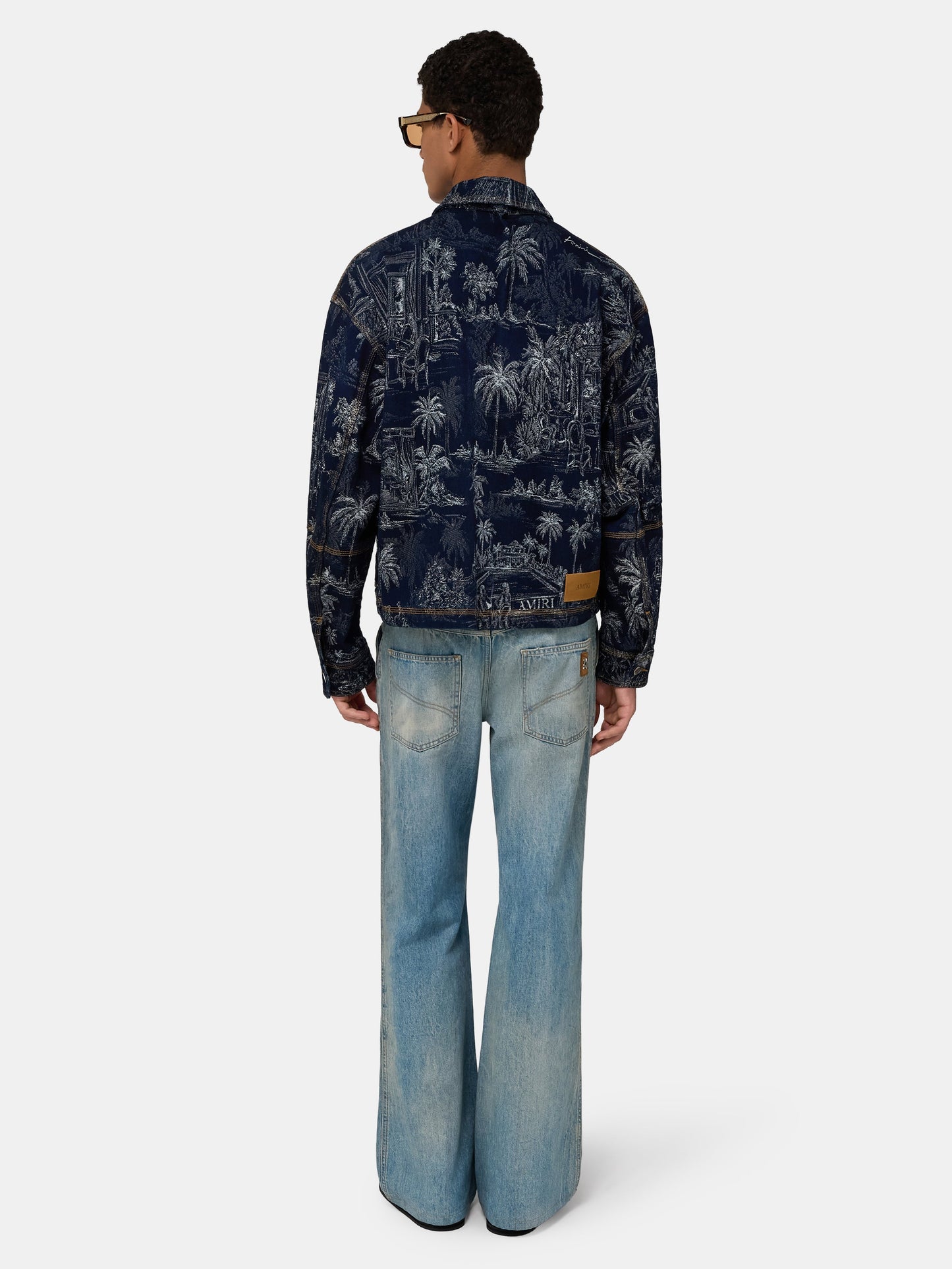 Chateau Palms Jacquard Jacket - Indigo | Amiri Value