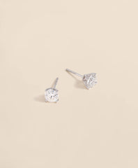 1 CT. Lab-Grown Diamond 14k Gold Stud Earrings / Brooks Brothers Women