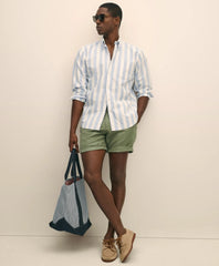 7" Linen Cotton Shorts / Brooks Brothers Sale