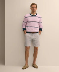 9" Washed Cotton Seersucker Shorts / Brooks Brothers Men