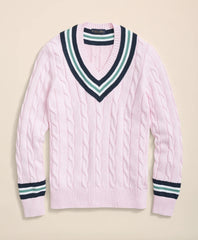 Archive Tennis Sweater in Supima / Brooks Brothers Men