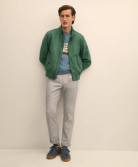 Bomber Jacket in Cotton Blend / Brooks Brothers Men