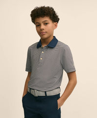 Boys Performance Series Micro-Stripe Polo / Brooks Brothers Boys