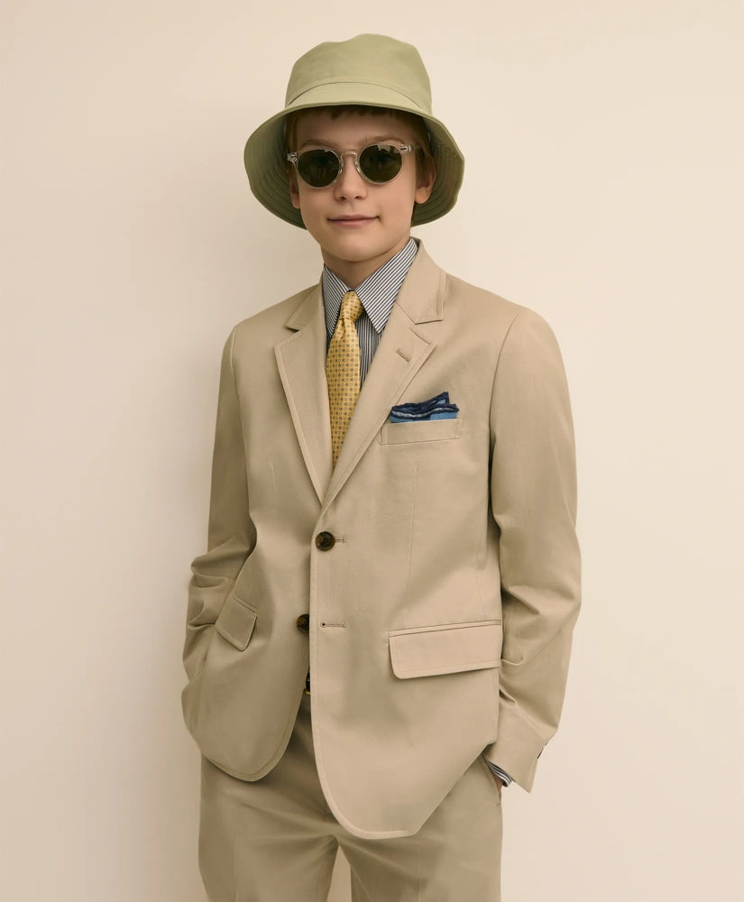 Boys Prep Stretch Cotton Suit Jacket / Brooks Brothers Boys