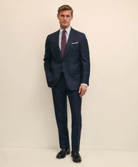 Brooks Brothers Explorer Collection Classic Fit Wool Overcheck Suit Pants / Brooks Brothers Sale