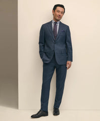 Brooks Brothers Explorer Collection Slim Fit Wool Overcheck Suit Pants / Brooks Brothers Sale