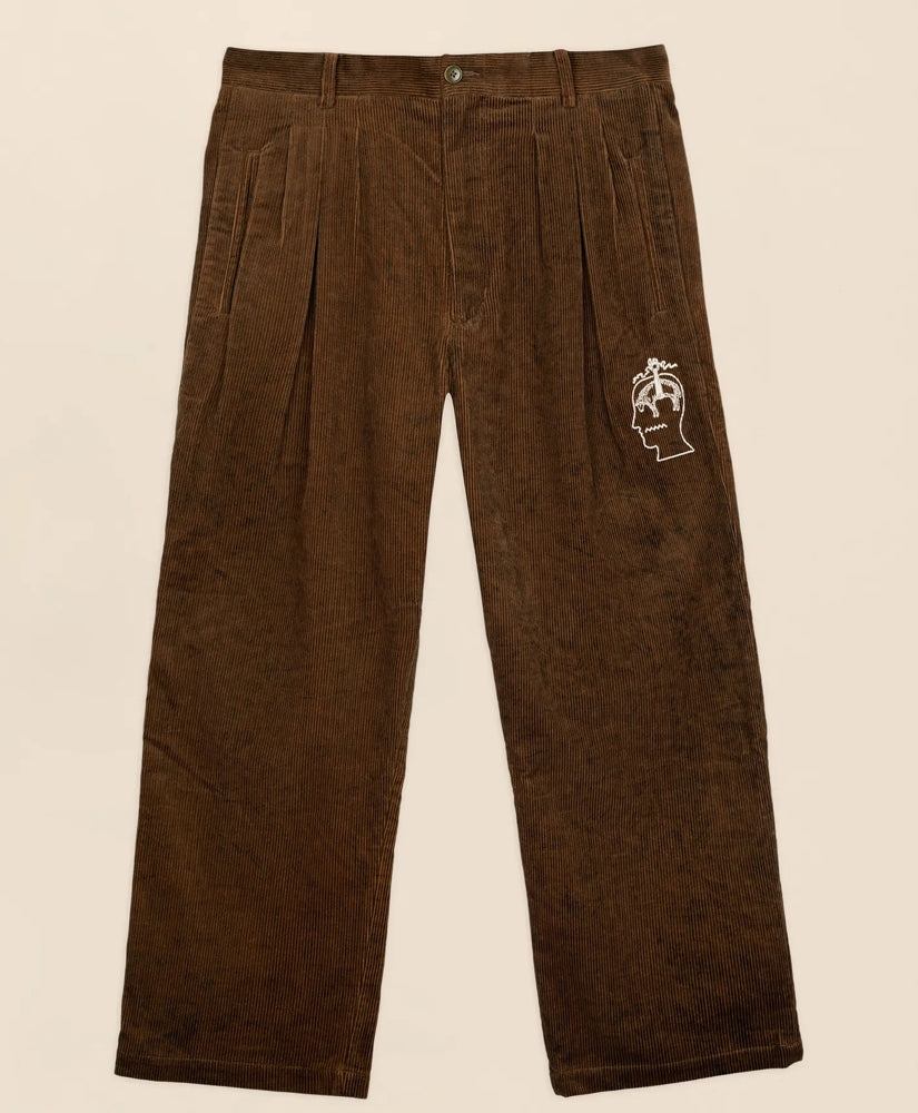 Brooks Brothers x Brain Dead Cotton Corduroy Embroidered Emblem Suit Pants / Brooks Brothers Men