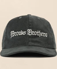 Brooks Brothers x Brain Dead Cotton, Corduroy & Leather Emblem Baseball Hat / Brooks Brothers Men