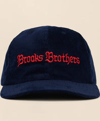 Brooks Brothers x Brain Dead Cotton, Corduroy & Leather Emblem Baseball Hat / Brooks Brothers Men