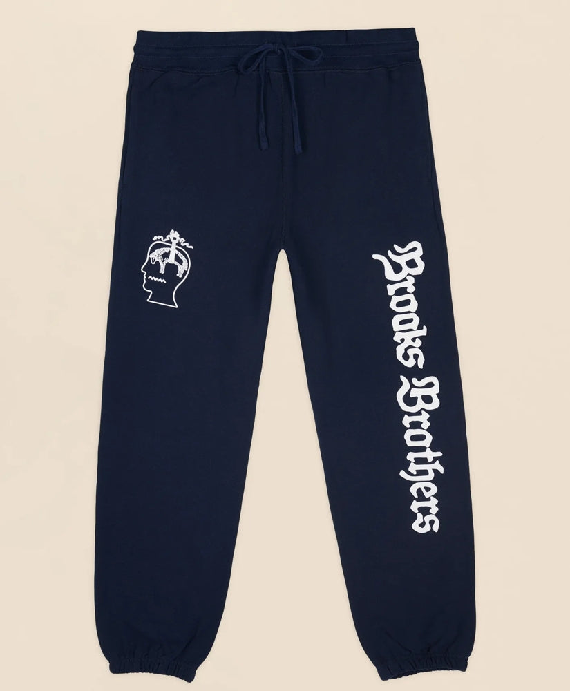 Brooks Brothers x Brain Dead Cotton Heavyweight Emblem Sweatpants / Brooks Brothers Men