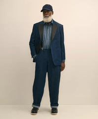 Brooks Brothers X Engineered Garments Cotton Denim Oversized Dinner Jacket / Brooks Brothers Tailored