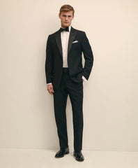 Classic Fit Merino Wool Twill 1818 Tuxedo Pants / Brooks Brothers Men