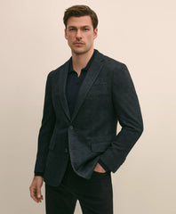 Classic Fit Wool Cotton Knit Check Sport Coat / Brooks Brothers Sale