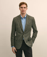 Classic Fit Wool-Cotton Tweed Check 1818 Sport Coat / Brooks Brothers Sale