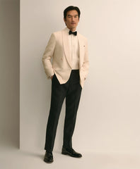 Classic Fit Wool-Linen 1818 Double-Breasted Dinner Jacket / Brooks Brothers Men