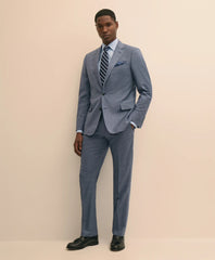 Classic Fit Wool Mini-Houndstooth 1818 Suit / Brooks Brothers Men