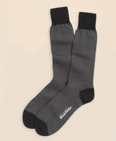 Cotton Bird's Eye Crew Socks / Brooks Brothers Men