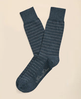 Cotton Blend Striped Socks / Brooks Brothers Men
