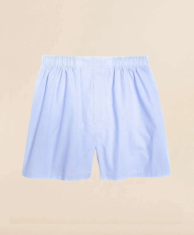 Cotton Broadcloth End-on-End Boxers / Brooks Brothers Men