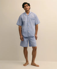 Cotton Broadcloth Glen Plaid Short Pajamas / Brooks Brothers Men