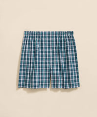 Cotton Broadcloth Plaid Boxers / Brooks Brothers Men