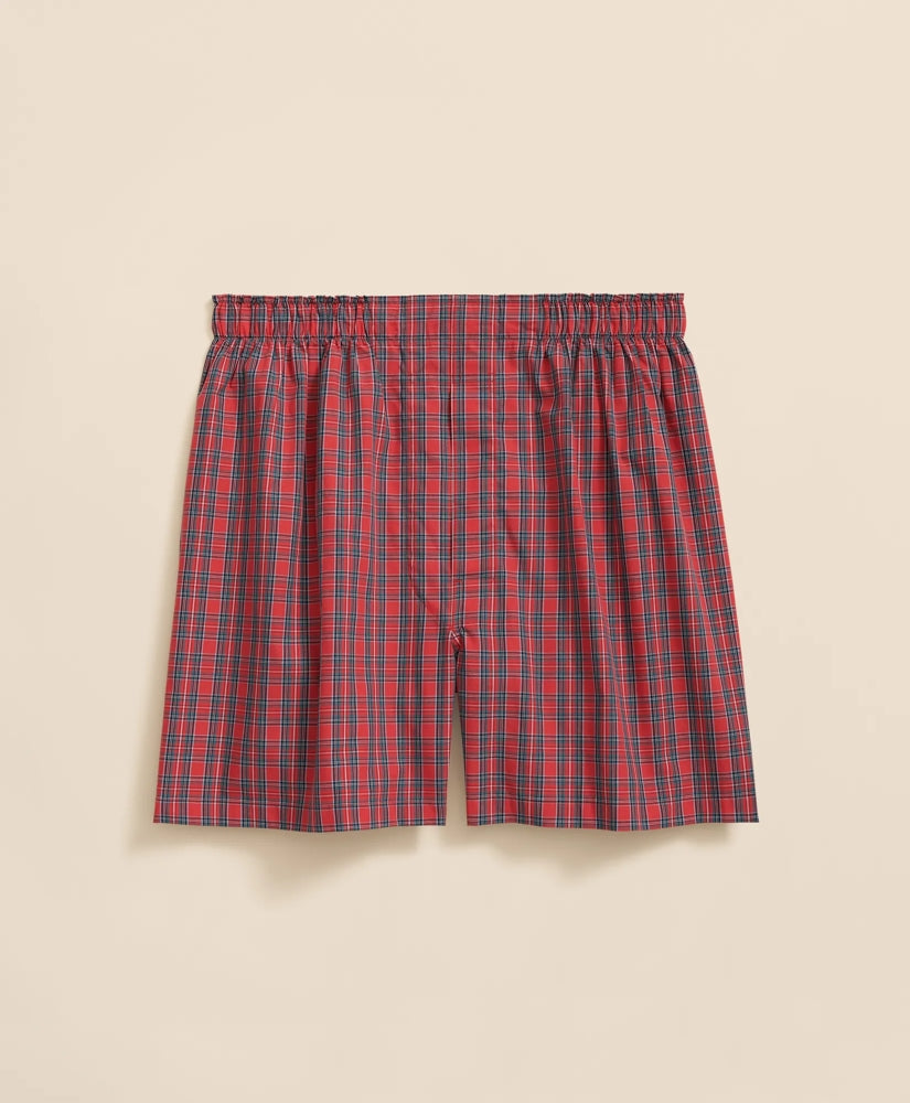 Cotton Broadcloth Royal Stewart Tartan Boxers / Brooks Brothers Sale