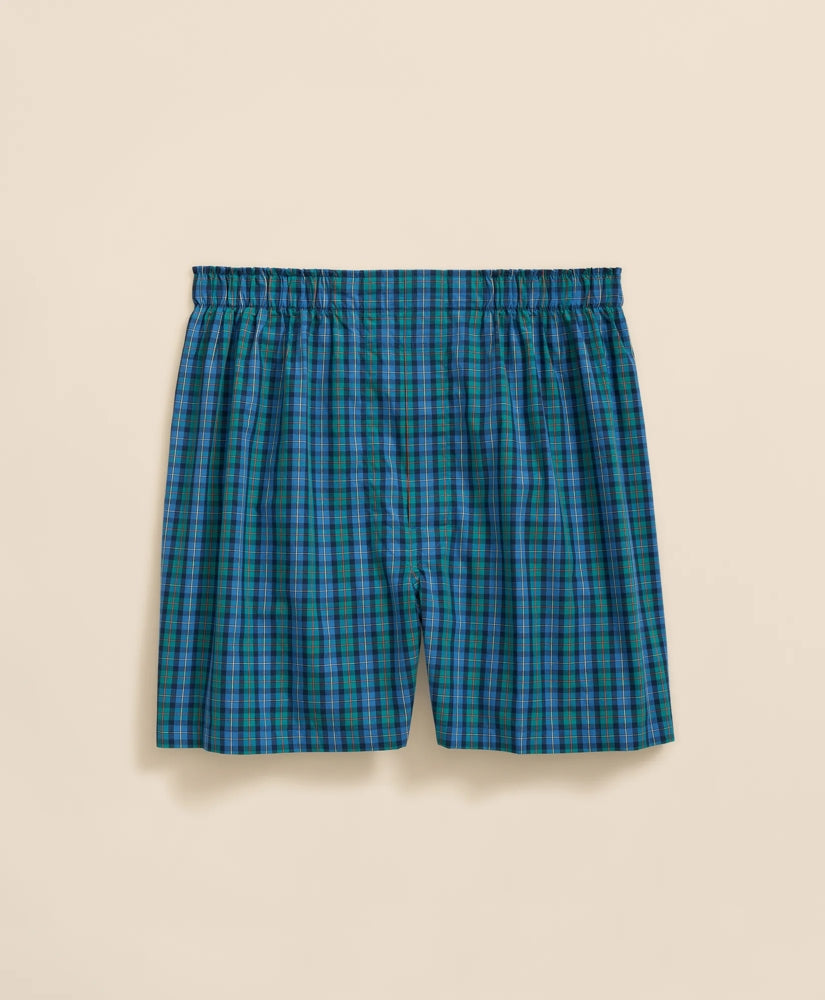 Cotton Broadcloth Tartan Boxers / Brooks Brothers Sale