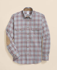 Cotton-Cashmere Flannel Plaid Sport Shirt / Brooks Brothers Sale