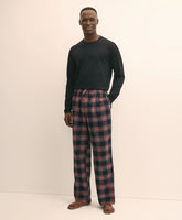 Cotton Flannel Plaid Lounge Pants / Brooks Brothers Sale