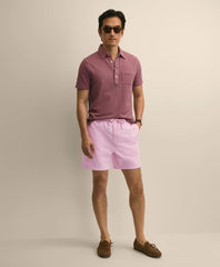 Cotton Oxford Lounge Shorts / Brooks Brothers Men